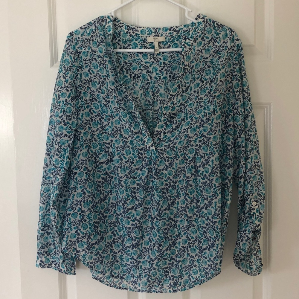 Joie Small Blue Blouse